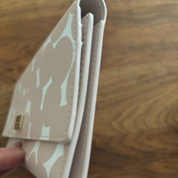 Kate Spade Putnam Drive Cyra Splodge Dot Pink Multi Large Flap Wallet - Picture 7 of 10